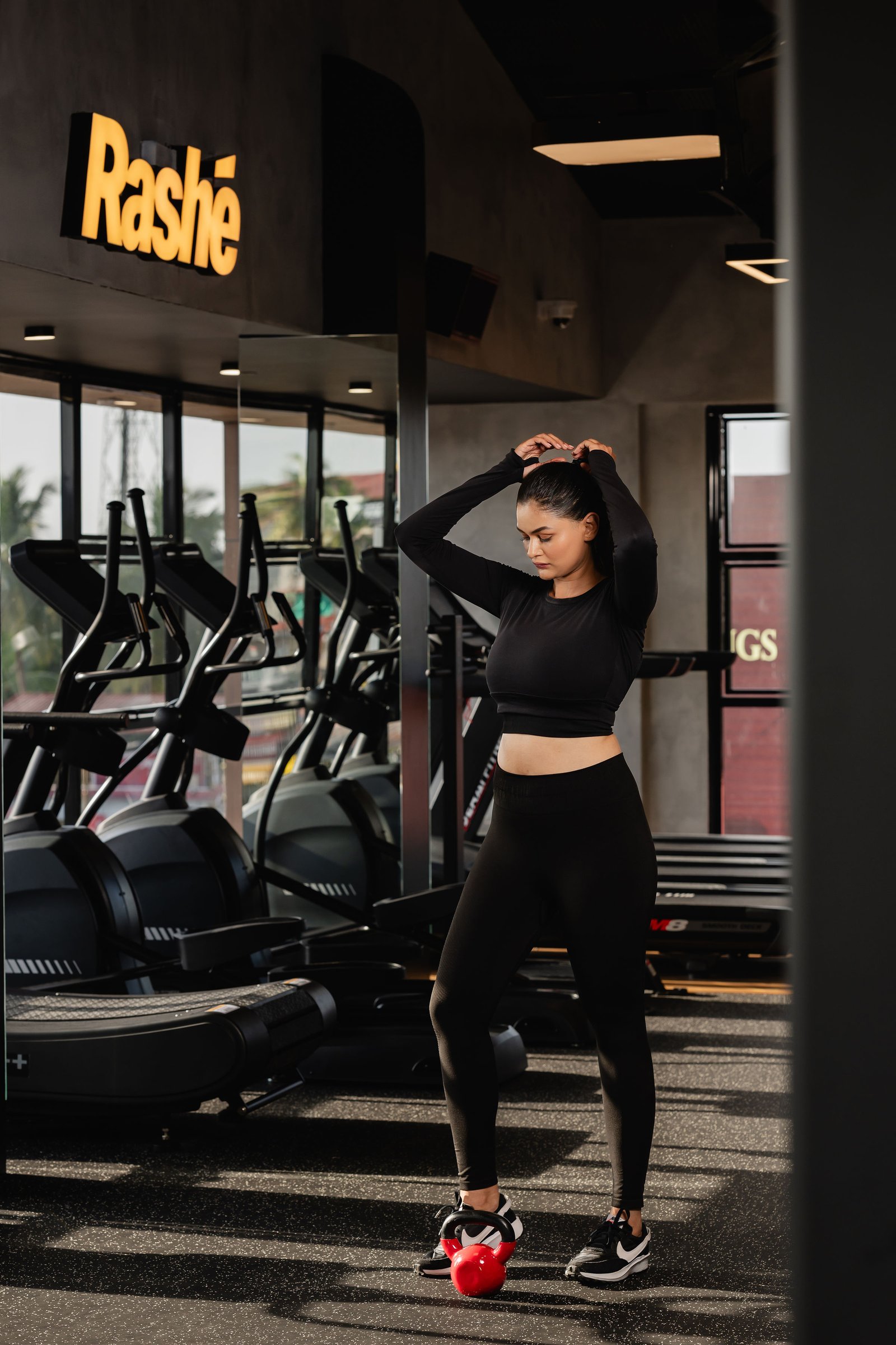 Workout session at Rashé Fitness